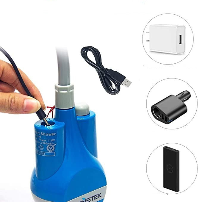 Portable Rechargeable Shower Set - souqsaving.com