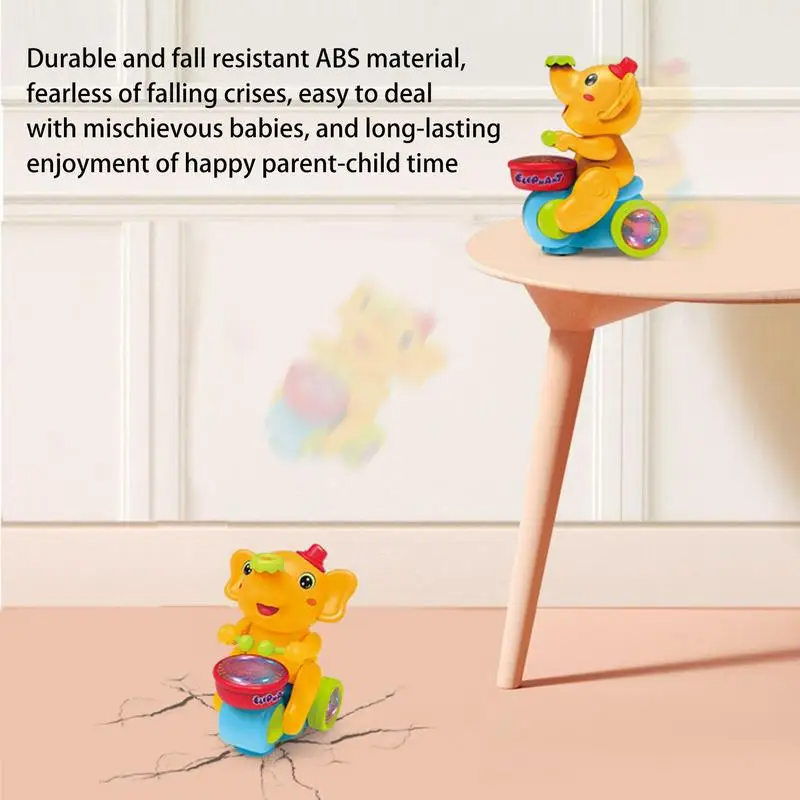 Interactive Blowing Ball Elephant Toy with Drum & Lights - souqsaving.com