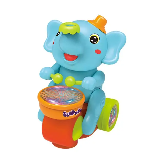 Interactive Blowing Ball Elephant Toy with Drum & Lights - souqsaving.com