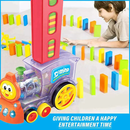 Domino Train Blocks Set (60 Blocks) - souqsaving.com