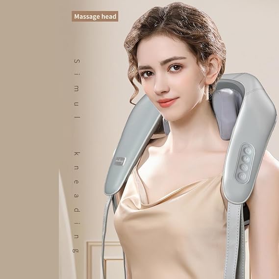 Wireless Heat Kneading Neck Massager - souqsaving.com
