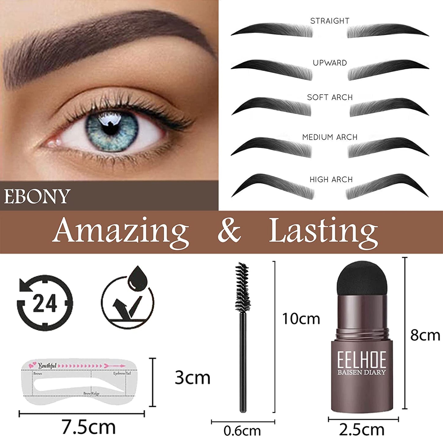 Belenda Beauty™ Eyebrow Stamp Kit ( Only brown shades available) - souqsaving.com
