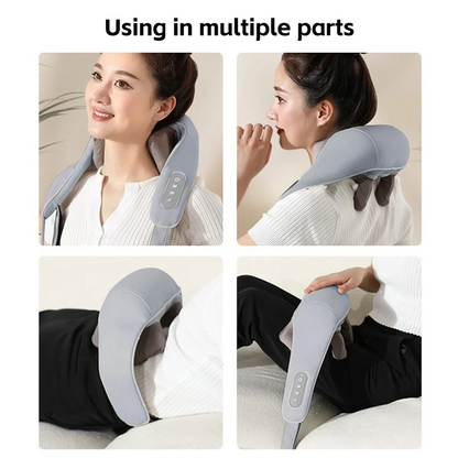 Wireless Heat Kneading Neck Massager - souqsaving.com